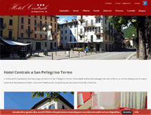 Tablet Screenshot of albergo-centrale.it